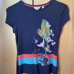 Ted Baker London Tropical Oasis Fitted Tee 2 (US 4-6)